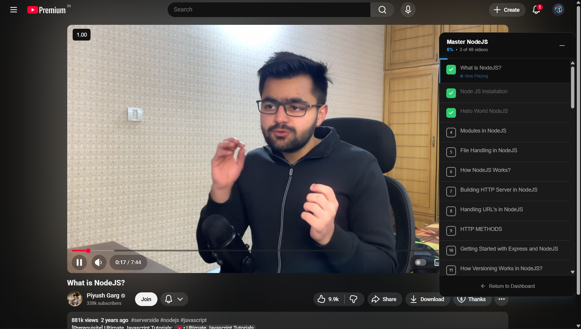 Smart Player Overlay Sidebar